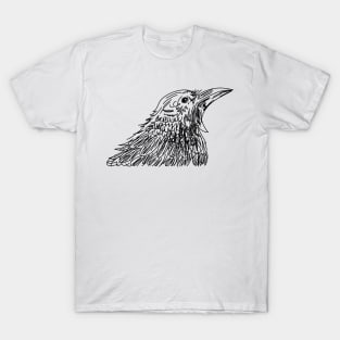 Sketchy Shouting Bird T-Shirt